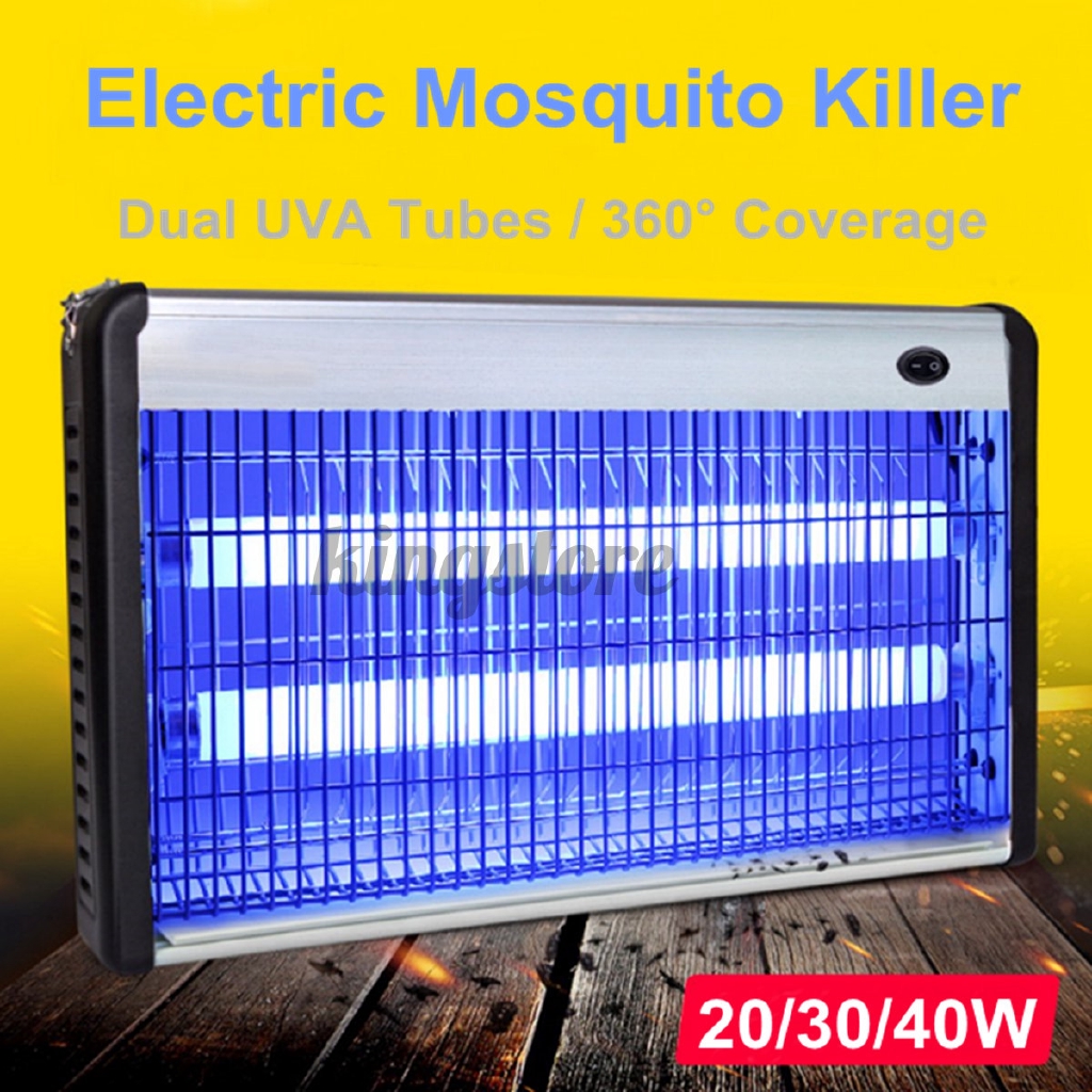 Portable Mosquito Killer with 20W 2400V Power Grid Insect Killer Electric Shock Insect Fly Trap for Mosquito Moth Beetle Other Pests Wasp Bug Zapper 2021 Upgrade 2 in 1 Electric Bug Zapper 