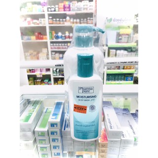 Pharma Pure Moisturising Body Wash PH5 450 ml  ฟาร์มาเพียว มอยส์เจอร์ไรซ์ซิ่ง บอดี้ วอซ (แพ็คคู่สุดคุ้ม)  🔥🔥🔥พร้อมส่ง🔥🔥🔥