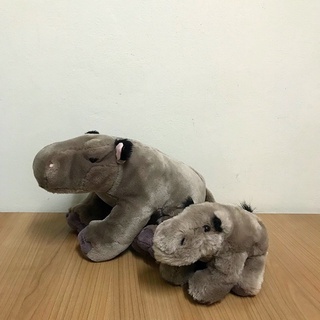 ตุ๊กตาฮิปโป ฮิปโปโปเตมัส ตุ๊กตาสัตว์เหมือน สัตว์ทวีปแอฟริกา Hippo Plush Toys, Hippopotamus plush toy