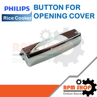 BUTTON FOR OPENING COVER &amp; SPRING สวิตช์ล็อกและสปริงหม้อหุงข้าว อะไหล่แท้สำหรับหม้อหุงข้าว PHILIPS รุ่น HD3031และHD3038