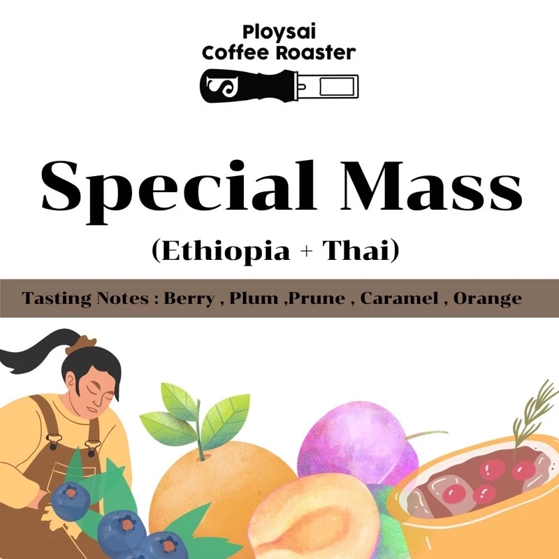 เมล็ดกาแฟ Special mass [Ethiopia + Thai ]