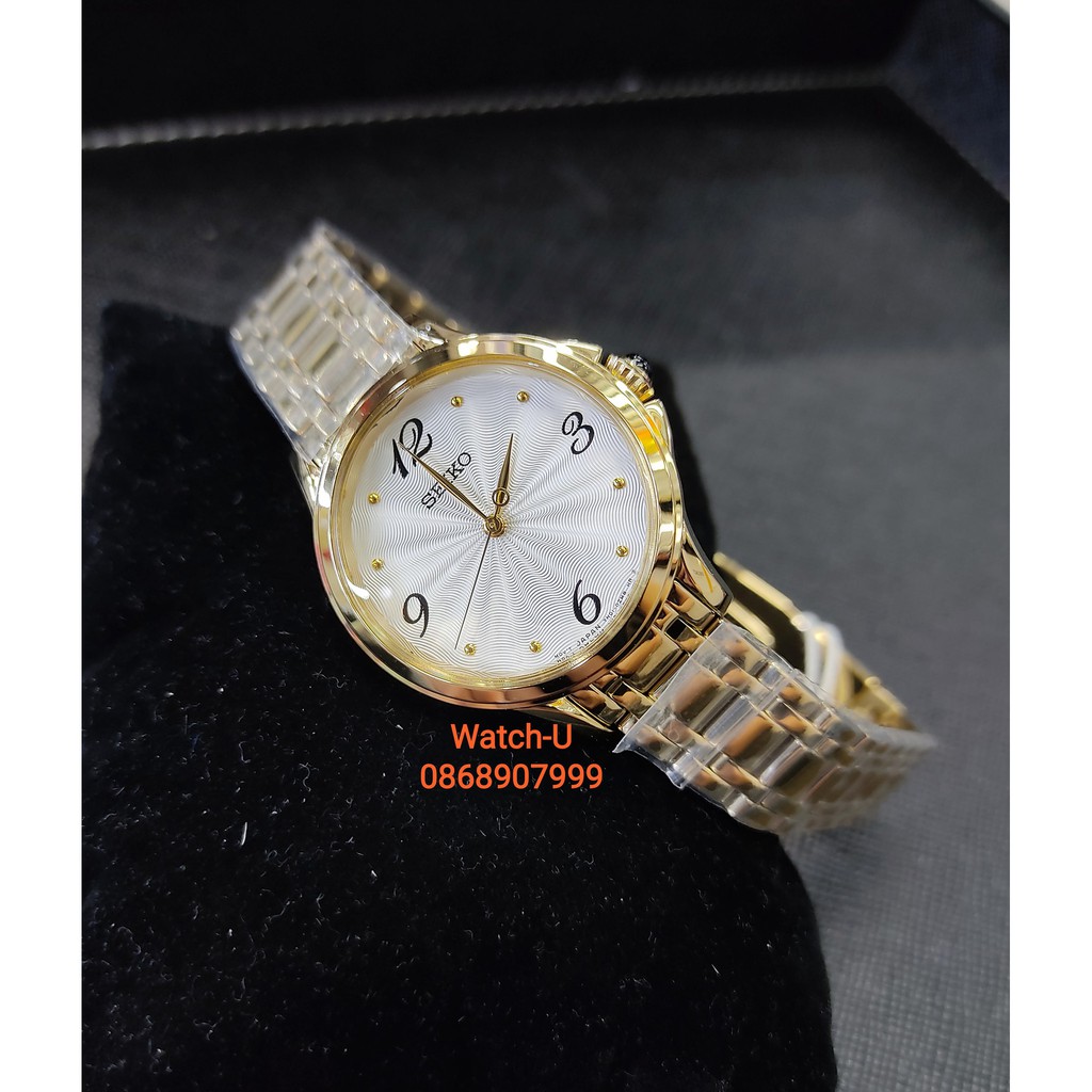 นาฬิกาข้อมือผู้หญิง SEIKO Quartz เรือนทอง รุ่น SRZ494P1 / SRZ494P / SRZ494 รับประกันศูนย์บ.ไซโก(ประเทศไทย)