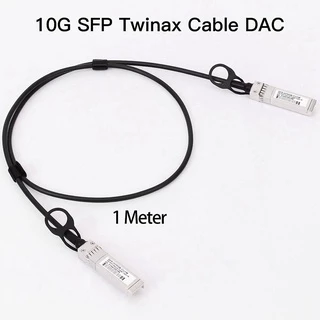 สายเคเบิลทวิเน็กซ์ ทองแดง 10G SFP+ (DAC) 10GBASE SFP สําหรับ SFP-H10GB-CU1M Ubiquiti D-Link(1 เมตร)
