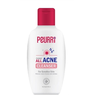 Peurri Clear All Acne Cleanser 100 ml เพียวรี แอคเน่ คลีนเซอร์ เจล คลีนซิ่ง เจลล้างหน้า เคลียร์ทุกสิว Puricas