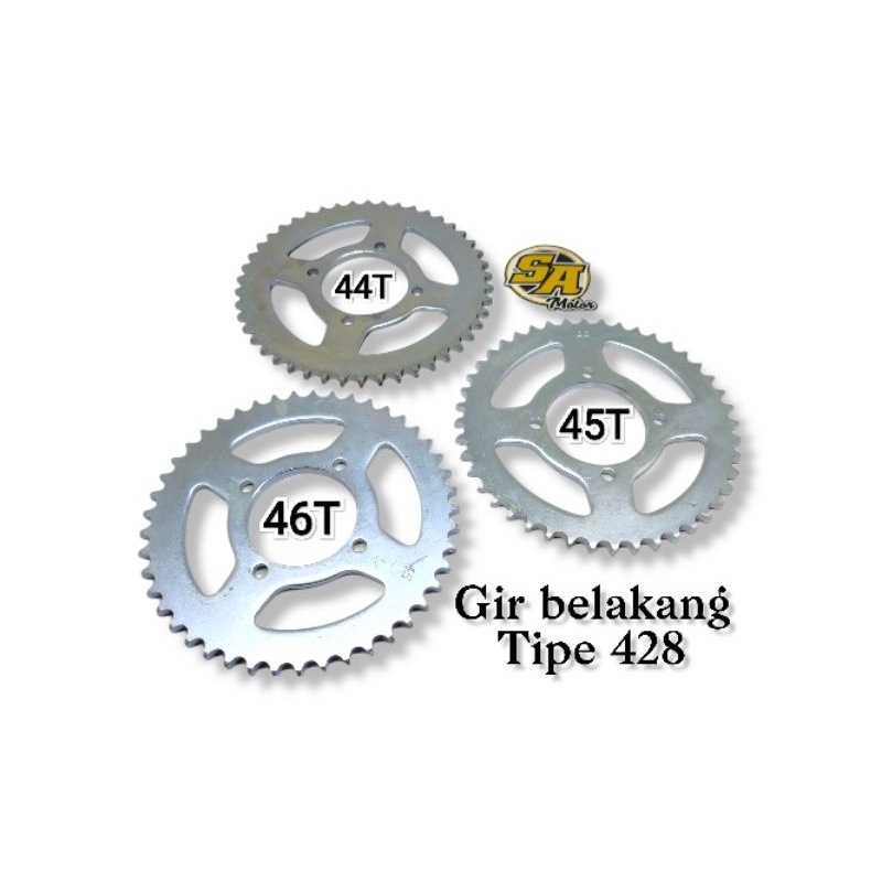 REAR GEAR JUPITER VEGA FIZR RXS RX KING RX 100 ALFA 44T 45T 46T