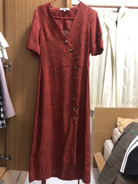 CPS CHAPS เดรสยาว คอวี sizeXS