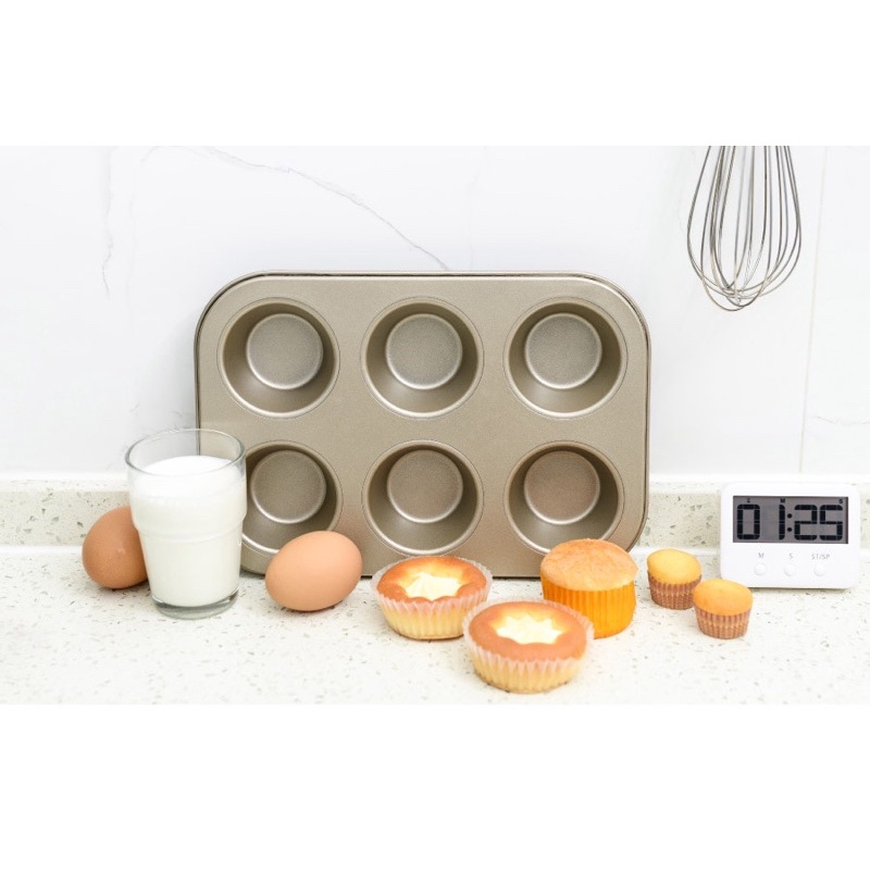 SHIP OUT SAME DAY VINNESE NON STICK 6 CUP MUFFIN PAN TRAY