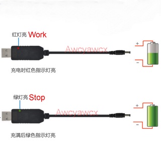 อะแดปเตอร์แปลงสายเคเบิล USB DC Boost 5V เป็น 8.4V 12.6V 500mA 1A Li-ion LiPo แบตเตอรี่ลิเธียม 18650 5.5mm 4.0mm 1.7mm 3.5mm 1.35mm