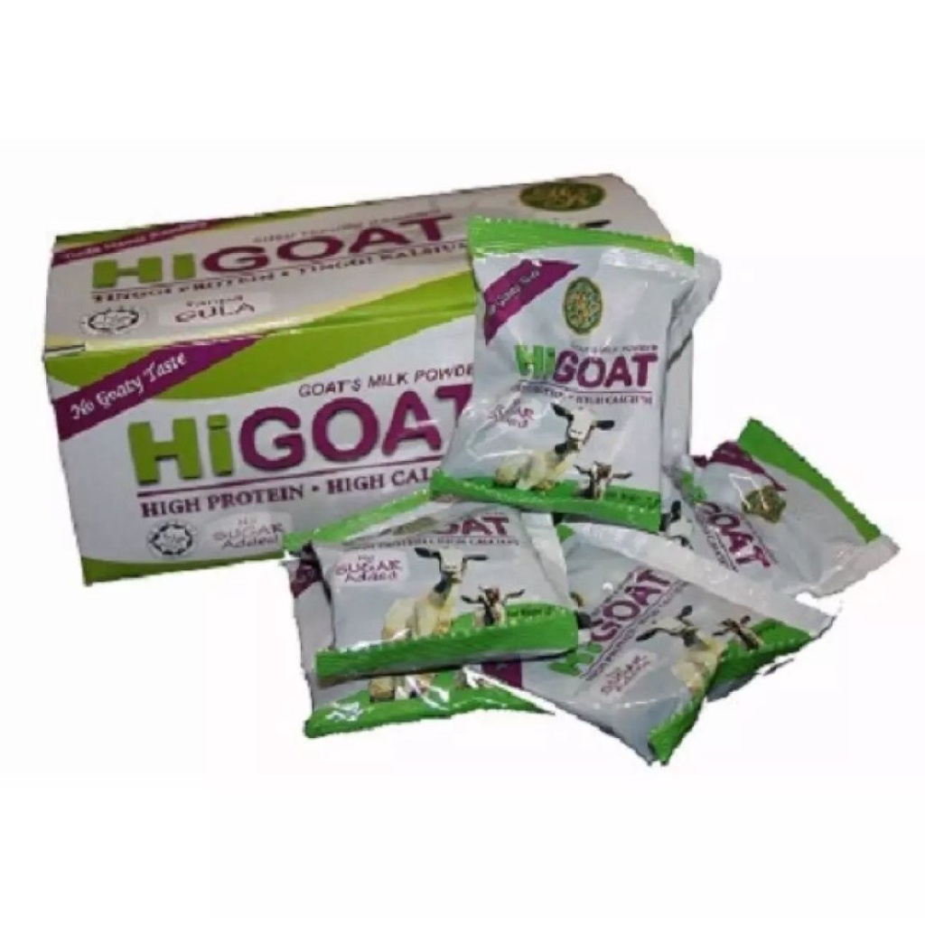 นมแพะ HIGOAT Instant Goat's Milk Powder (รสธรรมชาติ) 1 กล่อง 15 ซอง
