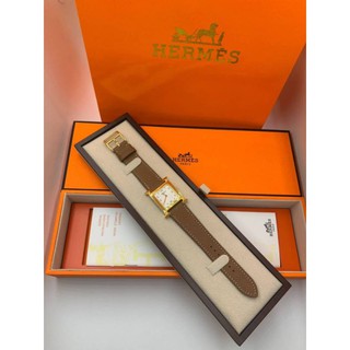 Hermes สายหนังน้ำตาล