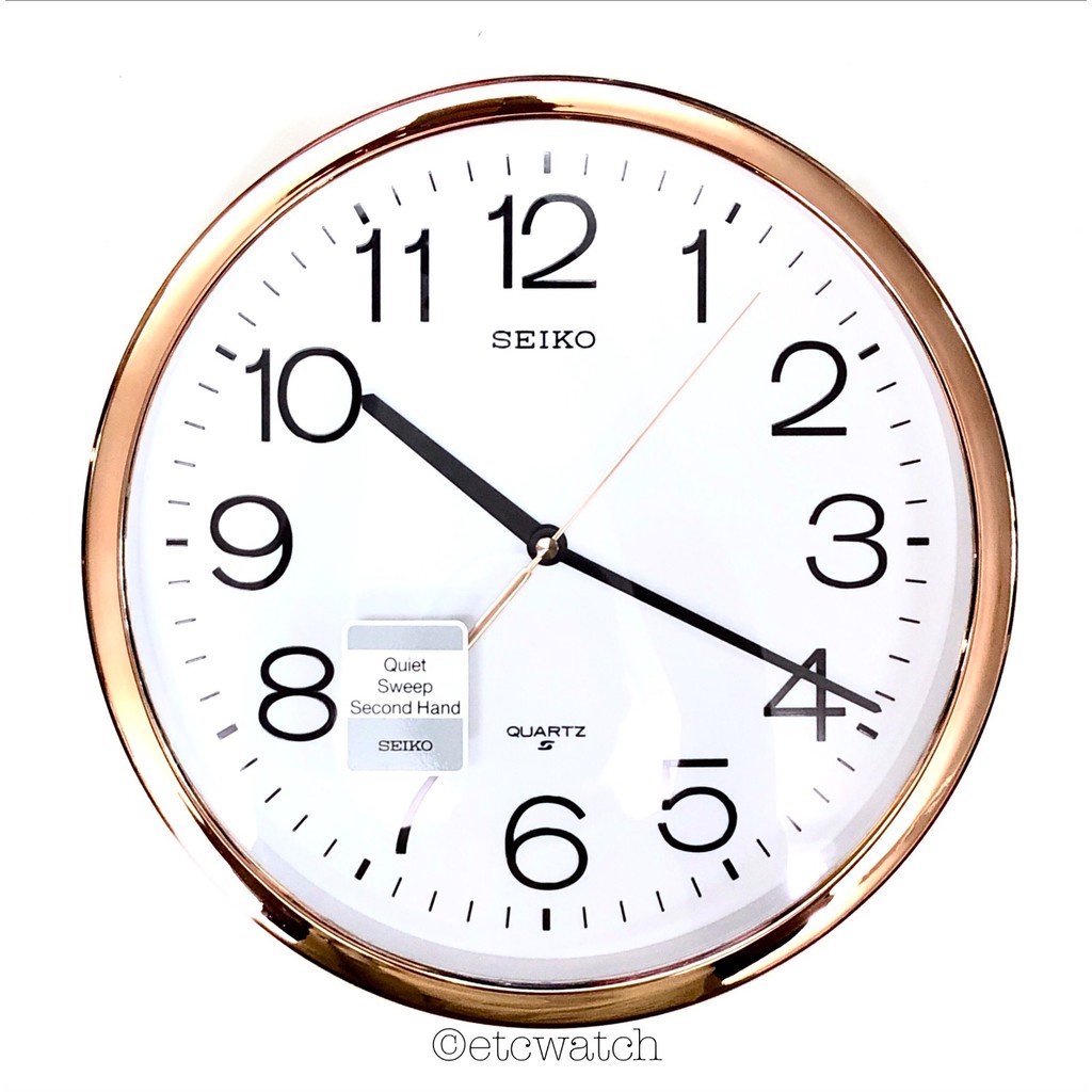 นาฬิกาแขวนทรงกลม นาฬิกาลำโพงบลูทูธ พร้อมส่ง&gt; นาฬิกาแขวนผนัง Seiko PDA014 12 นิ้ว