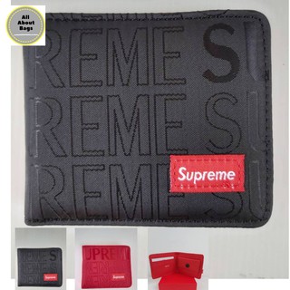 กระเป๋าสตางค์ผ้ามันsupreme//AB029ผ้าทอลาย