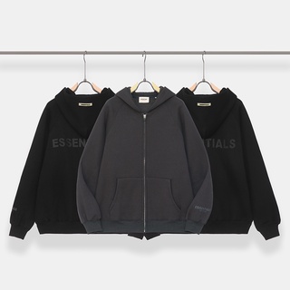 FEAR OF GOD FOG ESSENTIALS double-line zipper hooded