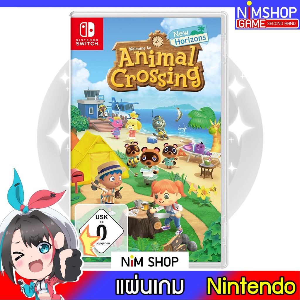 (มือ1)(มือ2) Nintendo Switch : Animal Crossing แผ่นเกม มือหนึ่ง มือสอง สภาพดี