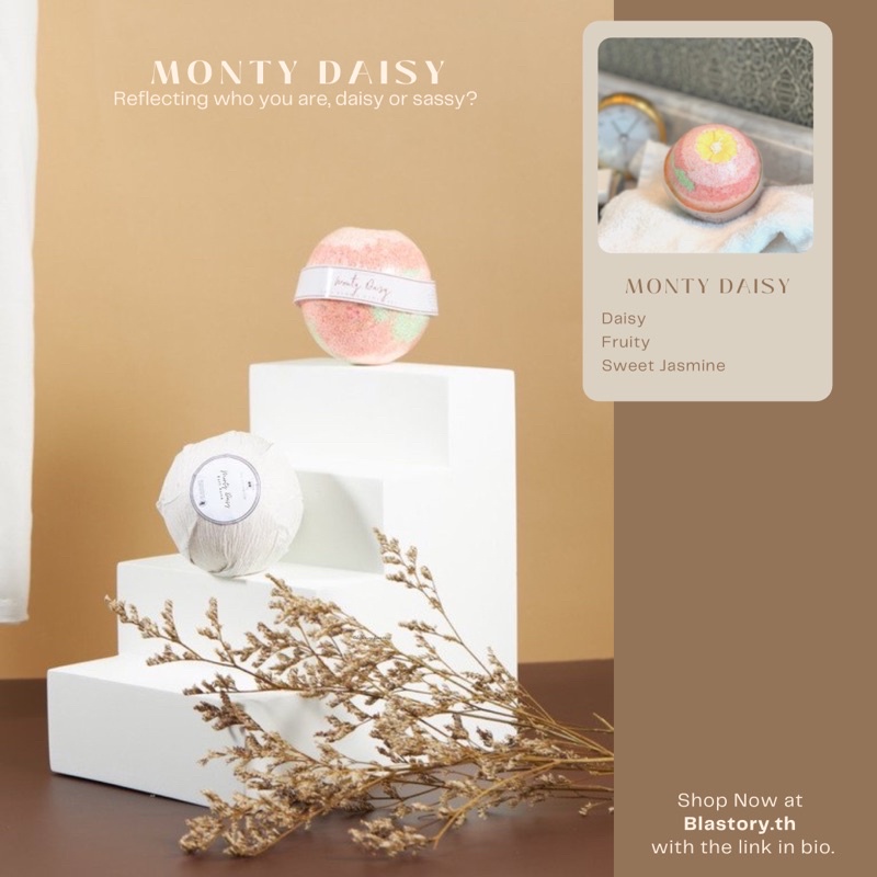 Monty Daisy Bath Bomb🌼💫