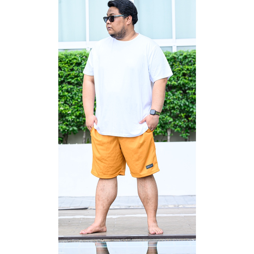 3XL-6XL กางเกงรุ่นสบาย ไ่่ม่ต้องรีด ไซส์ใหญ่ กางเกงขาสั้น Big Size เอว 36-70 นิ้ว แห้งปุ๊ปหยิบใส่ปั๊ป ผ้าไม่ยับ ราคา ถูกที่สุด ดีลบีเคเค แกลเลอรีภาพที่ 5