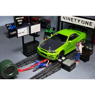 โมเดลประกอบฉาก Dyno test 1/64  scale 1:64 model ไดโน่เทสแรงม้า ของมันต้องมี เอาใจสายนักซิ่งกันหน่อย