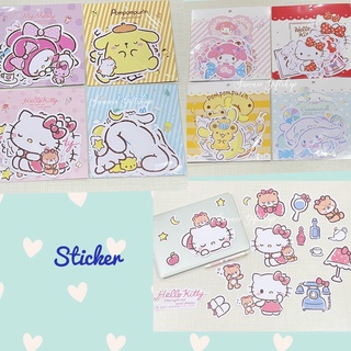 พร้อมส่ง สติกเกอร์ Sticker ชิ้นใหญ่ ลาย Kitty Melody Pom Cinnamoroll