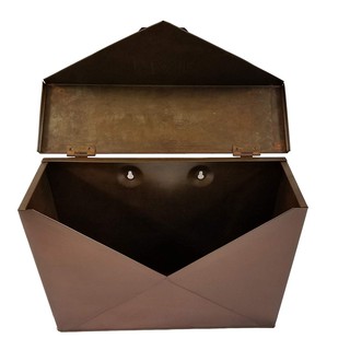 Benzara : BZRBM15926* ตู้รับจดหมาย Spacious Wall Mounted Metal Mail Box