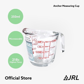 Anchor Measuring Cup แก้วตวงทนความร้อน 5/8/16 oz (Made in USA) ถ้วยตวงกาแฟ นม ชา 150/250/500 มล