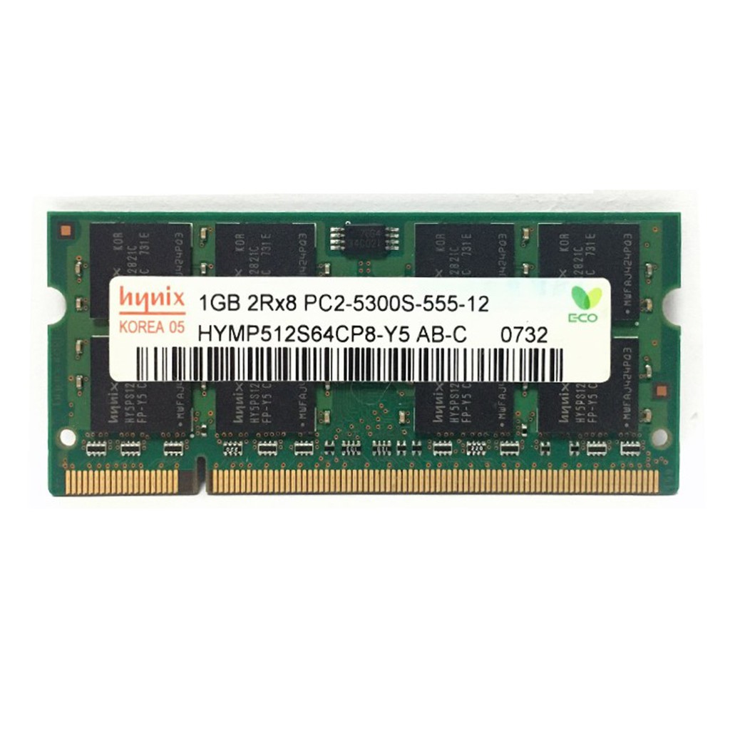 Hynix หน่วยความจําแล็ปท็อป 1GB 2GB 4GB(2X2GB) DDR2 667 PC2-5300s 667MHz