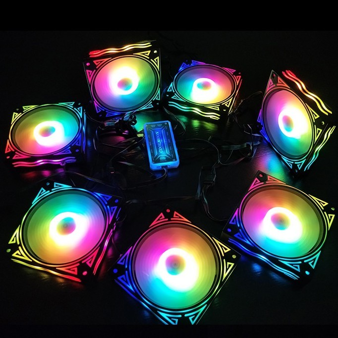 พัดลมคอม RGB Coolmoon รุ่น Line Aura [พร้อมส่ง]