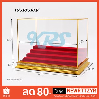 ตู้ครอบ ตู้ใส่พระธาตุ ตู้โชว์ ตู้ขั้นบันได