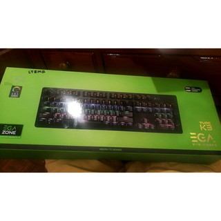 EGA Type K3 Rainbow Lighting FX Outemu Mechanical Gaming Keyboard คีย์บอร์ดเกมมิ่ง - (สีดำ,สีขาว)