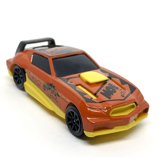 Majorette Fiction Racer Collection Dark Orange / Black - Yellow Base /scale 1/64 (3 inches) Ref 911 no Package