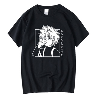 [S-5XL]เสื้อยืดผ้าฝ้าย 100% พิมพ์ลาย Kawaii Hunter X Hunter Zoldyck hombre muje สไตล์ฮิปฮอป