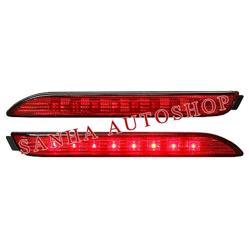 ไฟทับทิมกันชนท้ายมีไฟ Led Toyota Camry ปี 2007-2014,Fortuner ปี 2012-2014,Innova ปี 2012-2014,Wish ป
