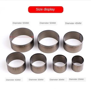 Die Circle Bell Die เครื่องตัดหนังกลม ญี่ปุ่นนําเข้า Punch แม่แบบมีดเครื่องมือหนัง Craft Punch Mold 7 ขนาด
