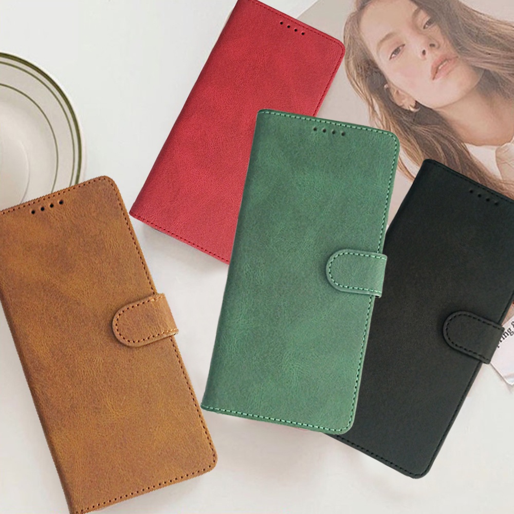 Wallet Leather Case Casing Cherry Mobile Aqua S10 pro 4G (ไม่ใช่ Aqua S10 pro 5G)