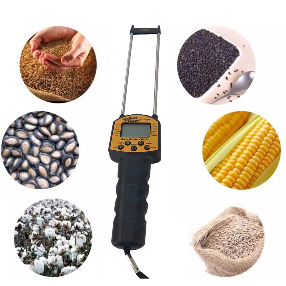 Amazz - Smart Sensor AR991 เครื่องวัดความชื้นเมล็ดพืช Digital Moisture Meter