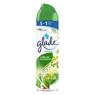 เกลดสเปรย์ปรับอากาศ กลิ่นมอร์นิ่ง เฟรช 320 มล. Glade Aerosol Spray Air Freshener Morning Freshness 320ml