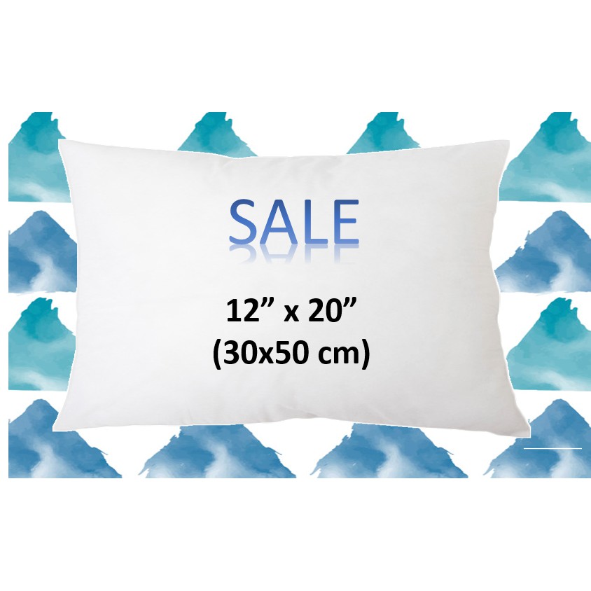 Sale!!! ไส้หมอนอิง 12x20 นิ้ว/ 30x50 เซนติเมตร หมอนอิง หมอนโรงแรม เกรด AA คุณภาพดี ราคาโรงงาน ลดราคา ถูกกว่าห้าง