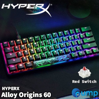 (ใส่โค้ด INC12EL ลดเพิ่ม 70.-) HyperX Alloy Origins 60 Mechanical Gaming Keyboard - Red Switch