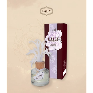 กลิ่นดอกลาเวนเดอร์ หอมผ่อนคลาย น้ำหอมก้านไม้หอมกลิ่นไทยร่วมสมัย LAILY Lanna Lavender Reed Diffuser 100ml