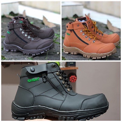 Kickers MORISEY MEN & 39;S รองเท้าเพื่อความปลอดภัยรองเท้า SUITABLE สําหรับการเดินป่าสามารถ PAY บน PL