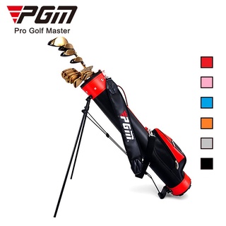 PGM PU Stand Golf Sunday Bag 6 color optional lightweight portable pencil golf stand bag with stand dividers for men wom