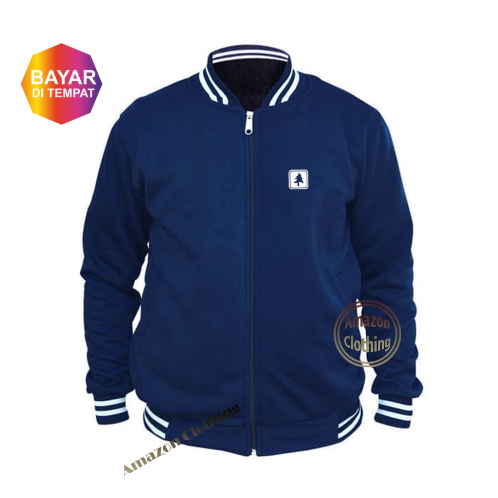 Amazon Clothing Consina Varsity Jacket โลโก้ข้อความสีขาวคุณภาพระดับพรีเมียม Varsity ผู้ชายผู้หญิง Va
