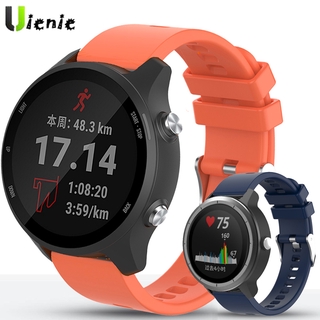 สายนาฬิกาข้อมือซิลิโคน 20 มม . สําหรับ Garmin Forerunner 245 645 Vivoactive 3