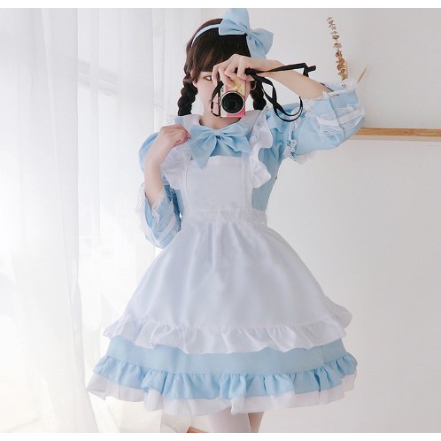 cp117.1ชุดอลิซ(ปลอกแขนถอดได้)ชุดอลิซในแดนมหัศจรรย์ Alice in Wonderland