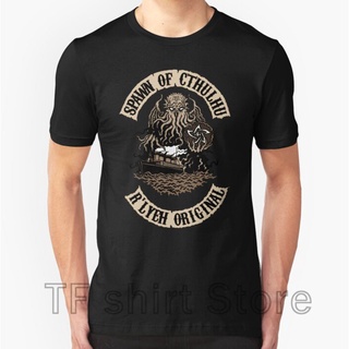 ขายดี เสื้อยืดลําลอง แขนสั้น พิมพ์ลาย Spawn Of Cthulhu Rlyeh แนวตลก คลาสสิก เข้ากับทุกการแต่งกาย เหมาะกับการเล่นกีฬา ฮาโ