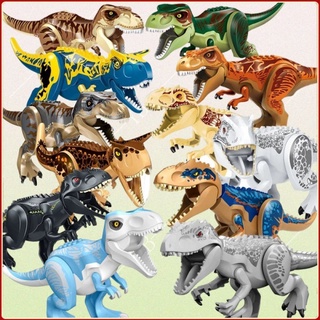 ของเล่นตัวต่อไดโนเสาร์ Jurassic World Tyrannosaurus เพื่อการศึกษา สําหรับเด็ก