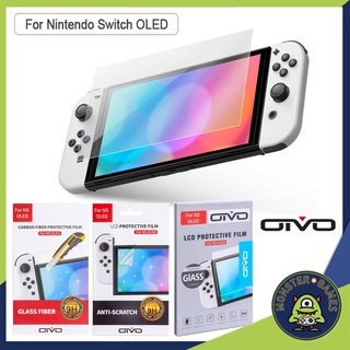 OIVO กันรอย Nintendo Switch OLED (กันรอยกระจก Nintendo Switch OLED)(กันรอยใส Nintendo Switch OLED)(ฟิมส์ใส ฟิมส์กระจก)