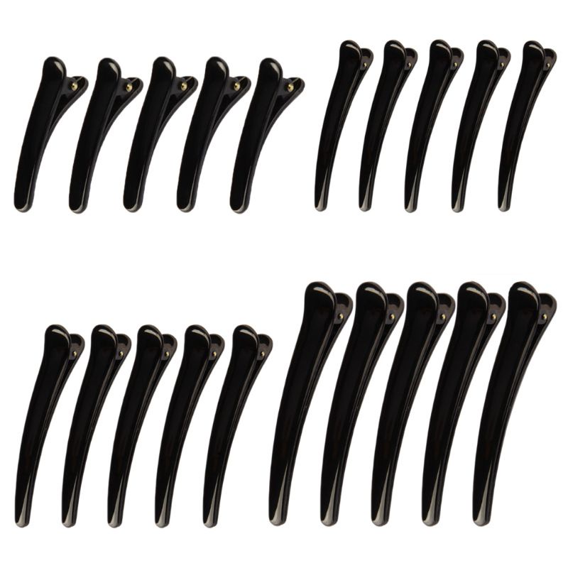 WIN 1 ชิ้นหญิงสาวพลาสติกสีดํากิ๊บเดี่ยวมืออาชีพ Hairdressing S