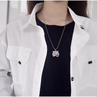 ‼️พร้อมส่ง‼️[N21] Tiger Pendant Necklace (Silver)