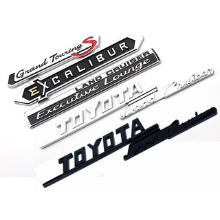 สติกเกอร์โลโก้ตัวอักษร ตราสัญลักษณ์ S สําหรับติดตกแต่งรถยนต์ Toyota Land Cruiser Executive Lounge Excalibur Grand Touring