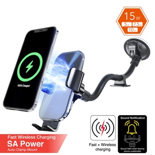 ิCapdase SA Power Fast Wireless Charging Auto-Clamp Car Mount Gooseneck Arm 300mm ที่จับโทรศัพท์ในรถยนต์ ขาจับดัดได้และย